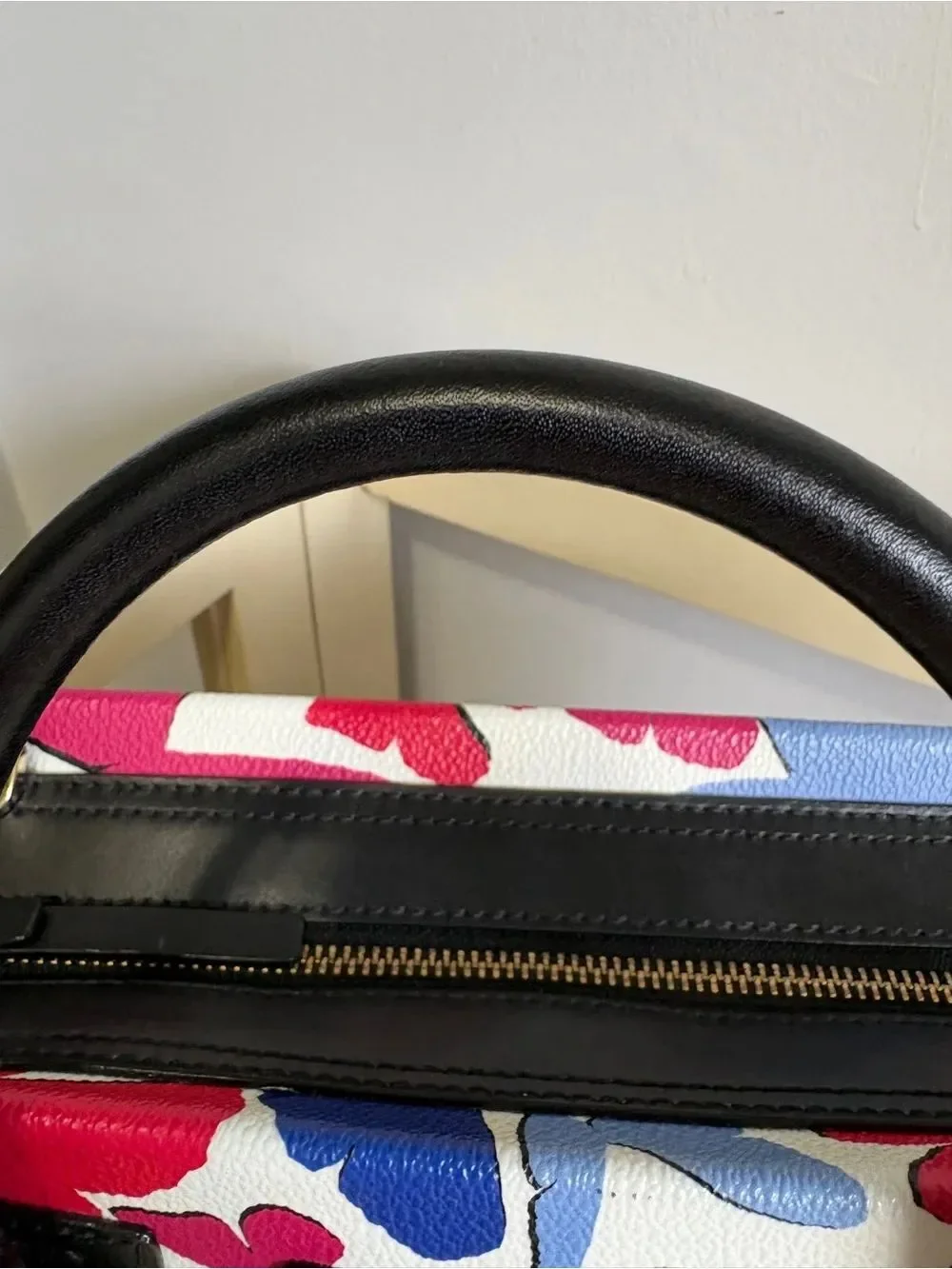Kate Spade Small Camryn Wellesley Printed Festive Butterfly Satchel